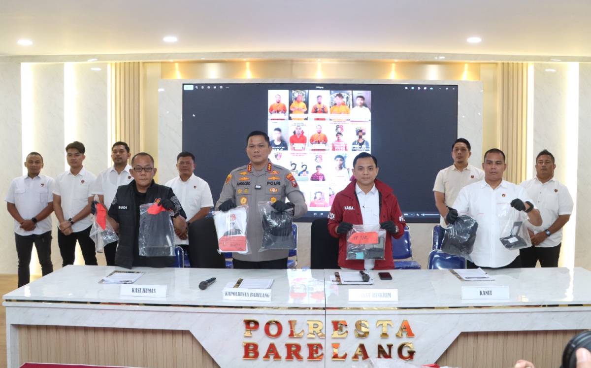 Operasi Liong Seligi 14 Hari, Polresta Barelang Amankan 34 Tersangka.