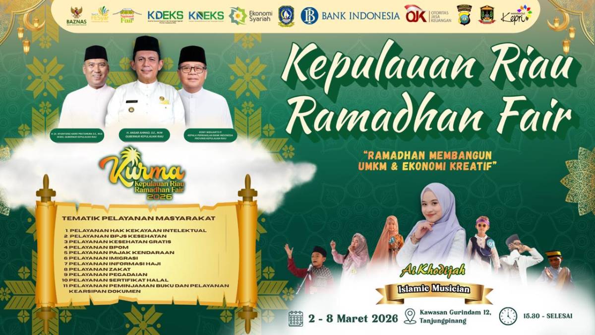 Pemprov Kepri Hadirkan Ratusan UMKM di Kepri Ramadan Fair 2026.
