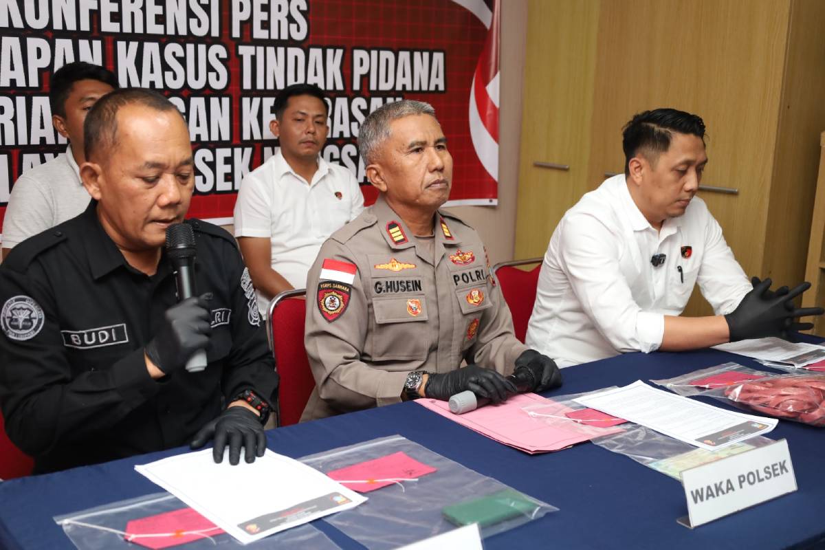 Polsek Nongsa Amankan Dua Pelaku Curas, Motif Sakit Hati Karena Pesanan Batu Nisan Tak Kunjung Selesai.