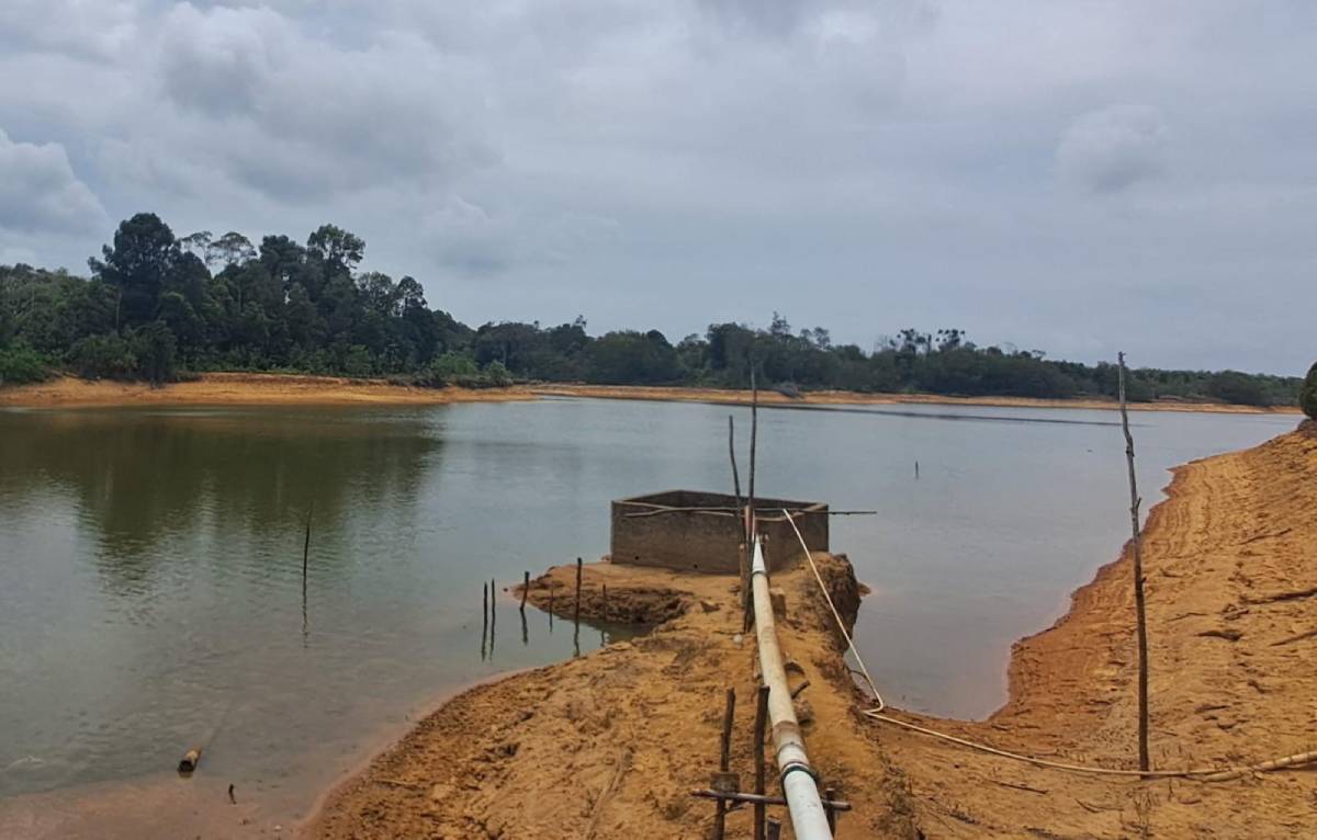 Tersisa 40 Sentimeter, Kebocoran Waduk Sei Jago Ancam Pasokan Air Tanjung Uban.