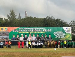 Wakapolresta Barelang Hadiri Apel Peringatan Bulan K3 Nasional Ke-56 Tahun 2026 di Batamindo