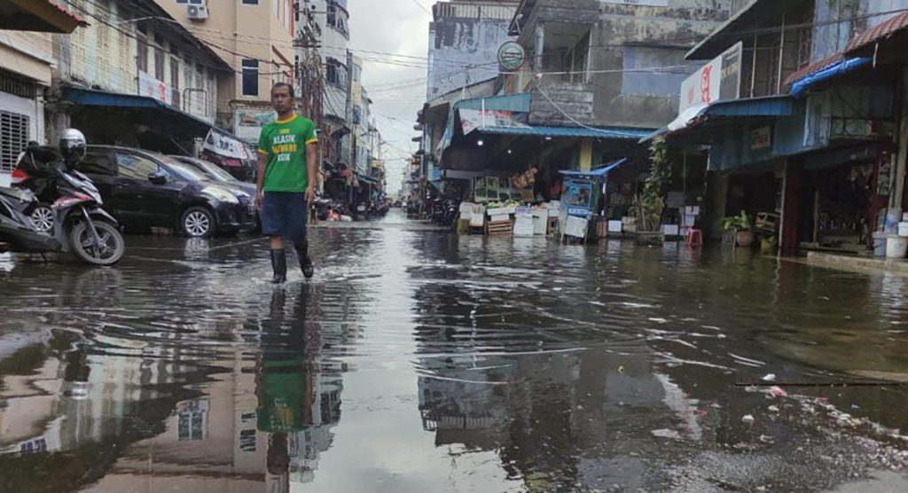 Fenomena Bulan Purnama, Pemko Tanjungpinang Imbau Waspada banjir Rob hingga 8 Maret 2026.