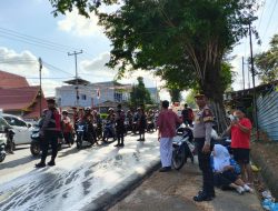 Polisi Selidiki Tumpahan Oli Penyebab Lakalantas Beruntun di Jalan Ahmad Yani