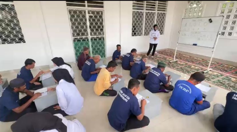 Lapas Tanjungpinang Gandeng Disdik Bintan Jalani Program Paket A,B, dan C.