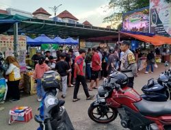 Antisipasi Gangguan Kamtibmas, Polsek Tanjungpinang Timur Lakukan Pengamanan Pasar Tumpah Ramadan