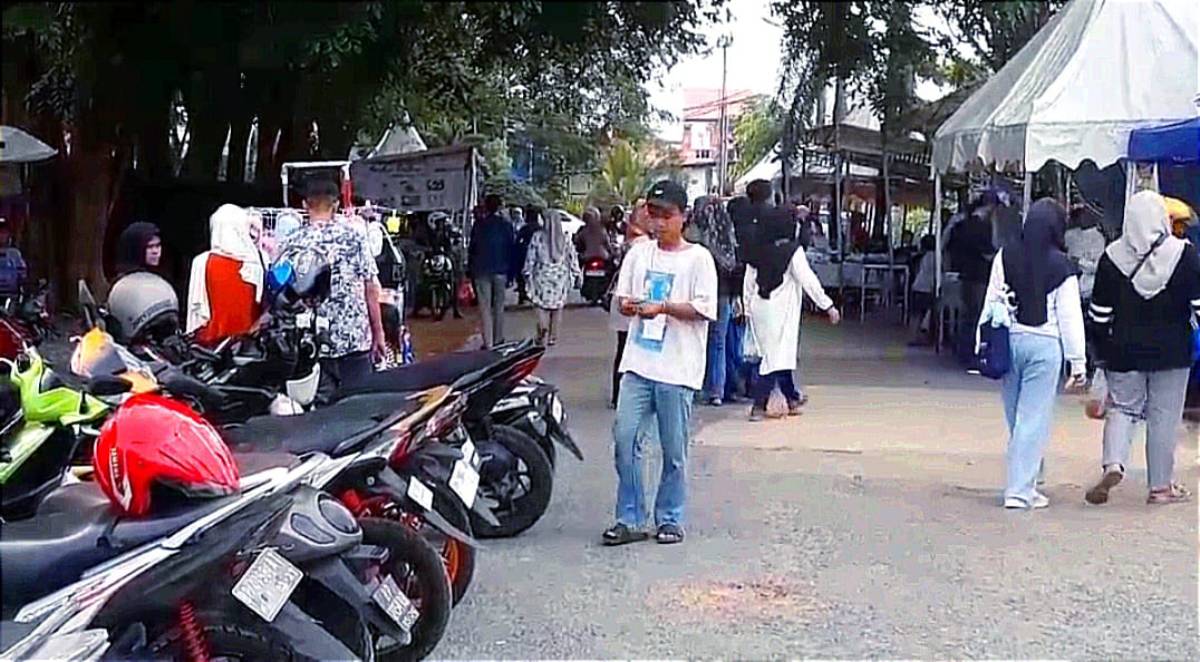 Parkir Bazar Ramadan Tanjungpinang Wajib Karcis, Dishub: Kedapatan Melanggar Akan Ditindak.