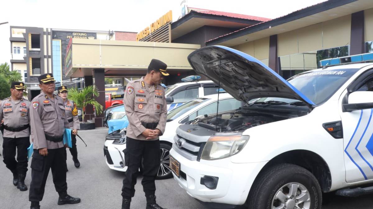 Tim Wasops Polda Kepri Cek Kesiapan Personel dan Sarpras Operasi Ketupat Seligi 2026 di Polres Karimun.
