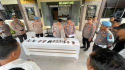 Tingkatan Pengawasan dan Disiplin Personel, Kapolresta Tanjungpinang Lakukan Pengecekan Senpi Dinas Inventaris.