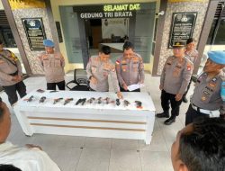 Tingkatan Pengawasan dan Disiplin Personel, Kapolresta Tanjungpinang Lakukan Pengecekan Senpi Dinas Inventaris