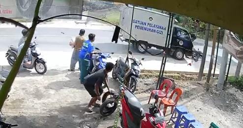 Motor Ditabrak Mobil SPPG di Bintan, Korban Sempat Pingsan dan Dinyatakan Luka Ringan.