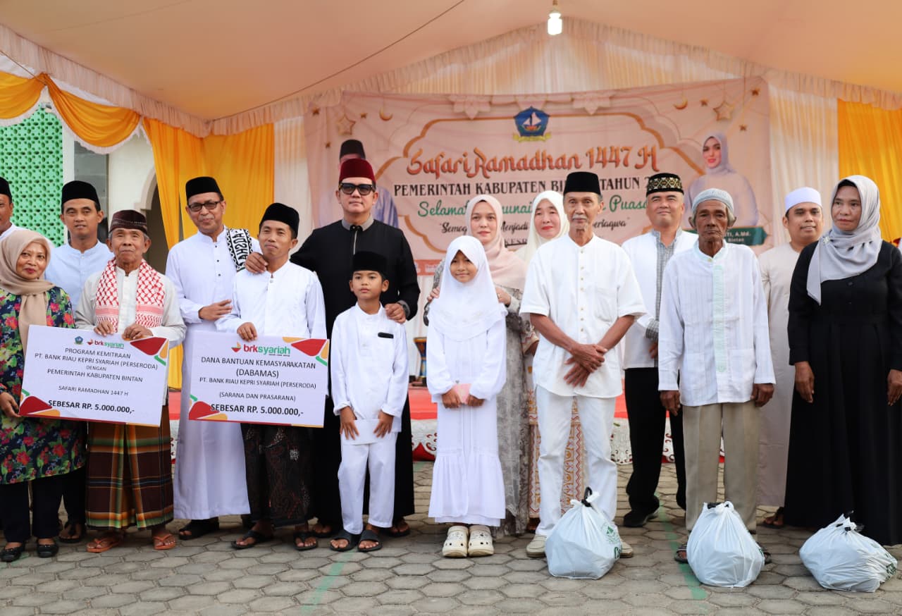 Wabup Bintan, Deby Maryanti Hadiri Safari Ramadan 1447 H di Kelurahan Gunung Lengkuas.