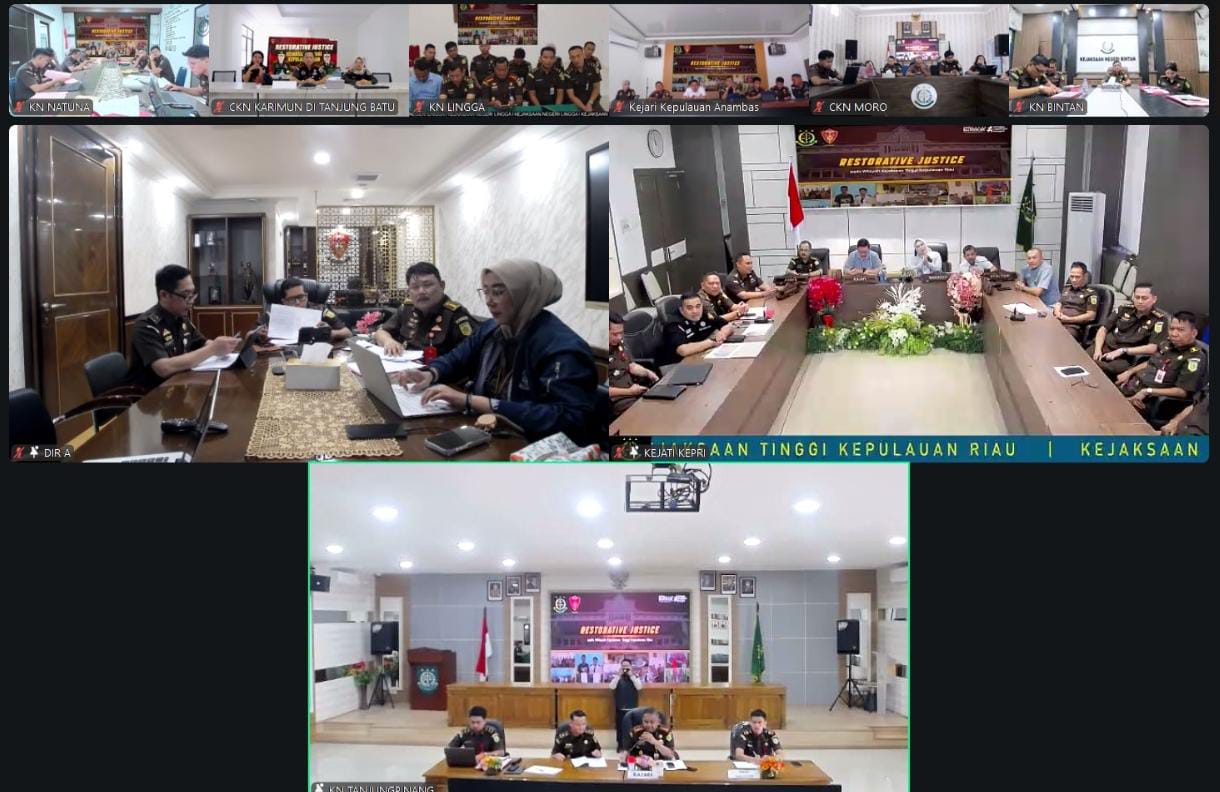 Perdana di Kepri, Kejati Terapkan KUHAP Baru dalam Keadilan Restoratif.