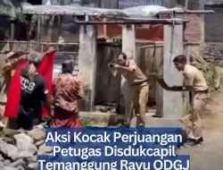 Aksi Kocak Perjuangan Petugas Disdukcapil Temanggung Rayu ODGJ Foto E-KTP Viral