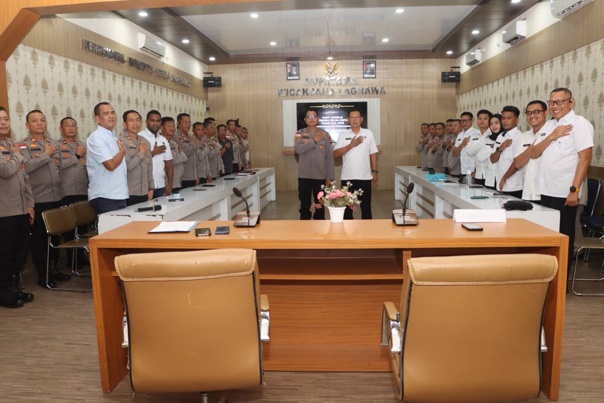 Polresta Tanjungpinang Ikuti Audit Kinerja Itwasda Polda Kepri Aspek Perencanaan dan Pengorganisasian.