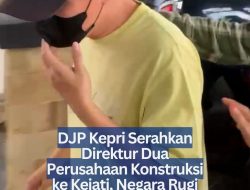 DJP Kepri Serahkan Direktur Dua Perusahaan Konstruksi ke Kejati, Negara Rugi Rp2,21 M