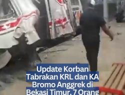 Update Korban Tabrakan KRL dan KA Bromo Anggrek di Bekasi Timur, 7 Orang Tewas