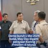 Demo buruh 1 Mei 2026 batal, May Day diganti perayaan Bareng Presiden di Monas