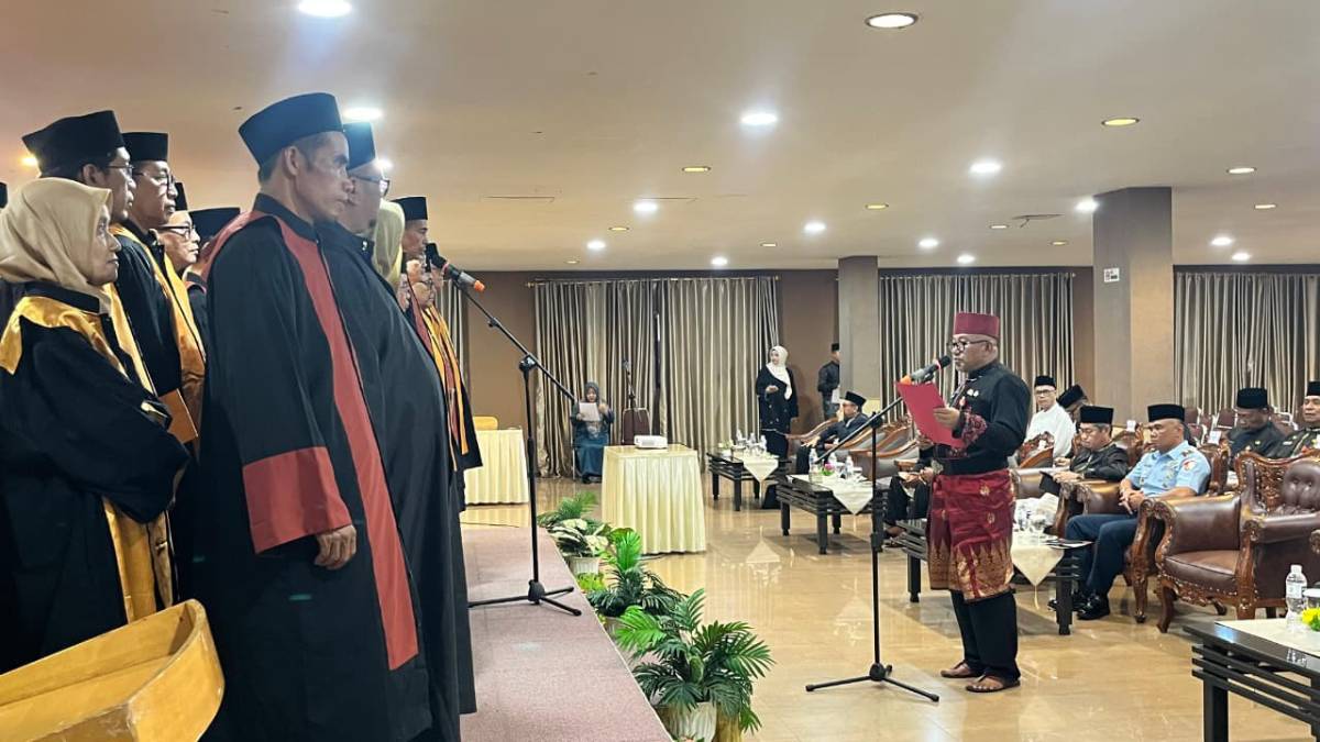 69 Dewan Hakim dan Juri MTQH XX Tanjungpinang Dilantik, Wali Kota Tekankan Profesionalitas Penilaian.