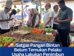 Satgas Pangan Bintan Belum Temukan Pelaku Usaha Lakukan Penimbun Bahan Pokok