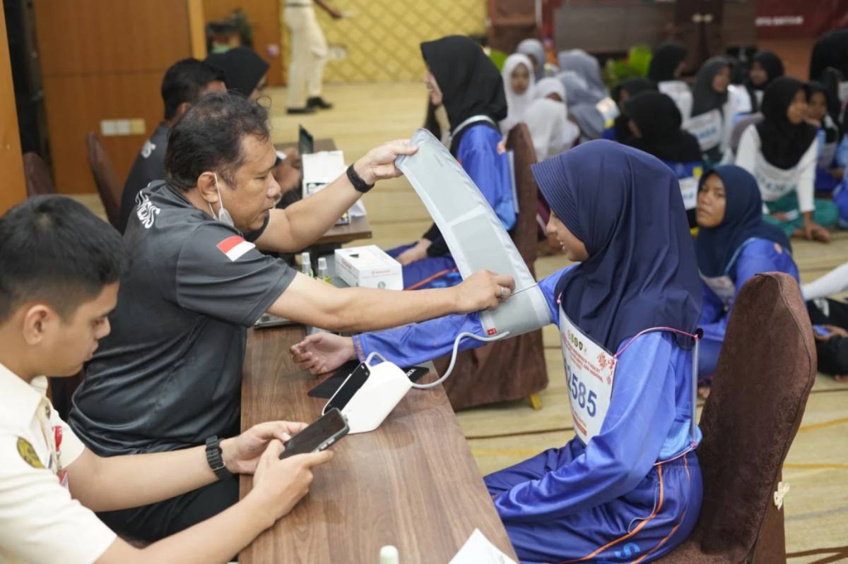 712 Pelajar Ikuti Tes Kesehatan Seleksi Paskibraka Kota Batam 2026.