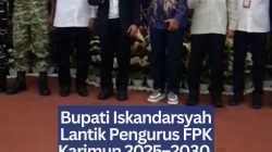 Bupati Iskandarsyah Lantik Pengurus FPK Karimun 2025–2030, Perkuat Harmoni untuk Investasi