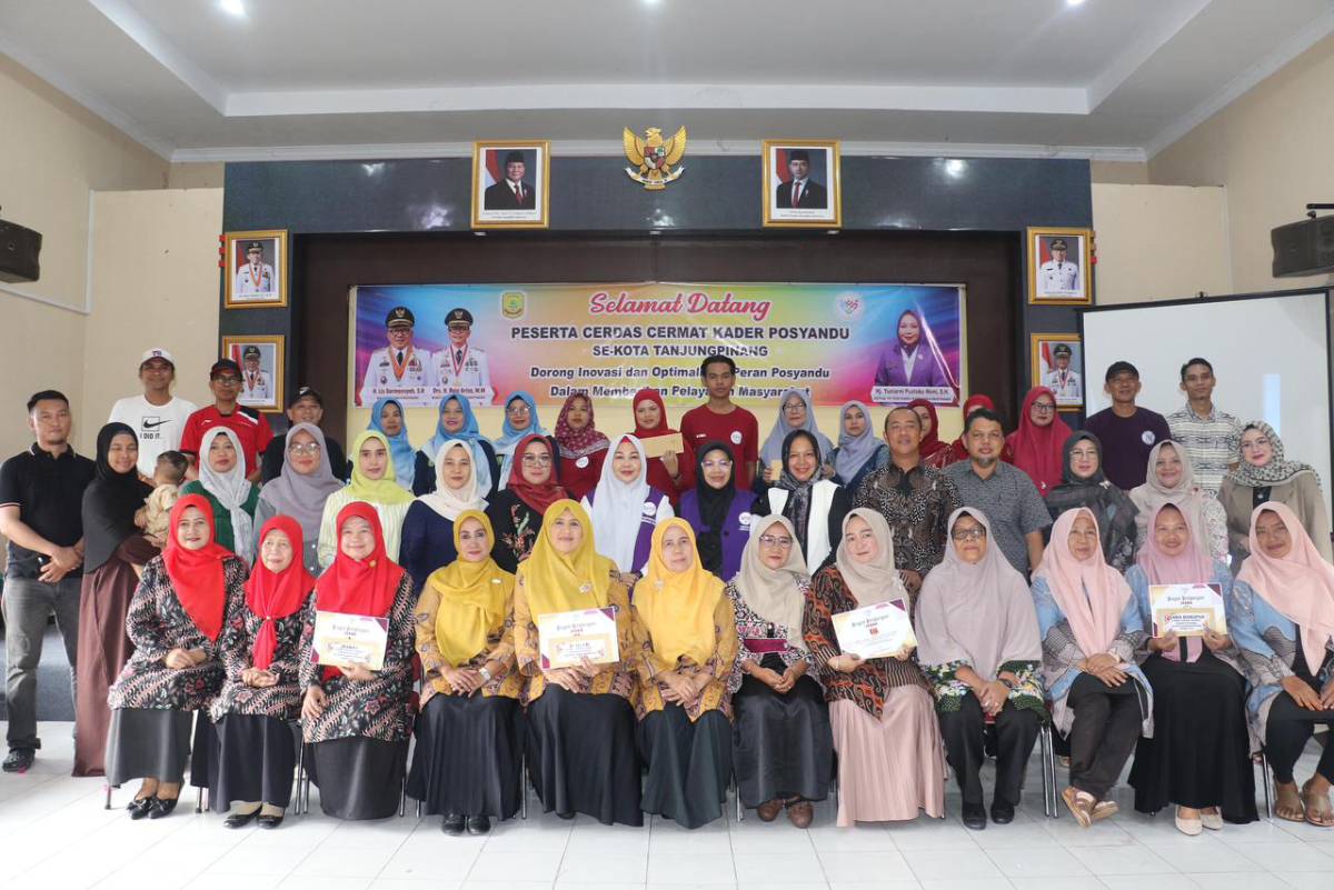 Antusias Tinggi, 145 Tim Ikuti Lomba Cerdas Cermat Kader Posyandu se-Kota Tanjungpinang.