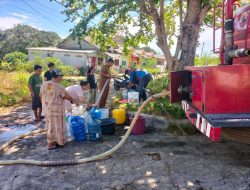 BPBD Bintan Kembali Distribusikan Puluhan Ton Air Bersih ke Warga