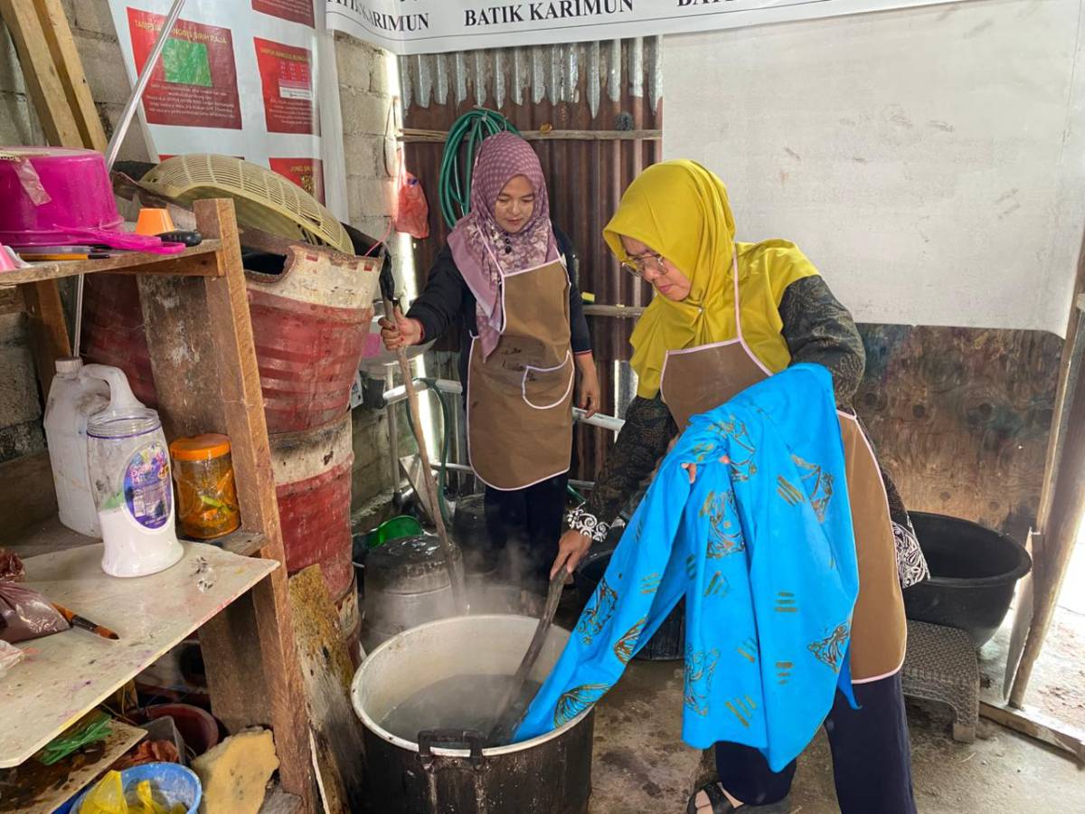 Batik Karimun Menjanjikan, Tapi Terhambat Pasokan Bahan Baku.
