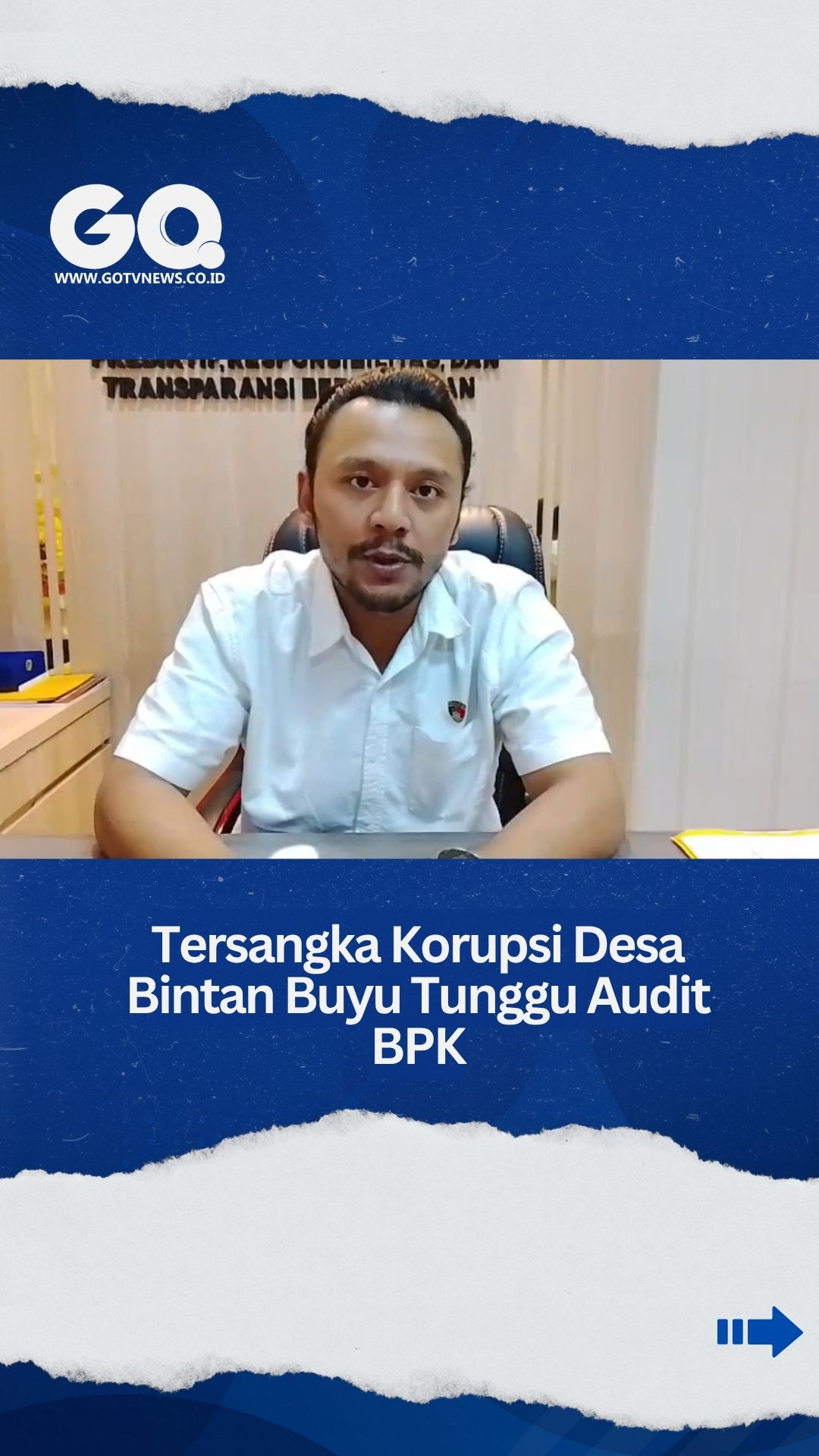 Tersangka Korupsi Desa Bintan Buyu Tunggu Audit BPK.