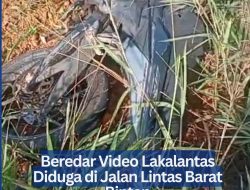 Beredar Video Lakalantas Diduga di Jalan Lintas Barat Bintan