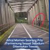 Viral, Momen Seorang Pria Termenung Sesaat Sebelum Ditemukan Tewas