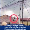 Dikejar Warga, Pelaku Pencurian di Sumut Kabur Keatas Atap Rumah Warga