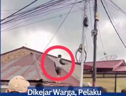 Dikejar Warga, Pelaku Pencurian di Sumut Kabur Keatas Atap Rumah Warga