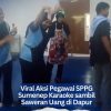 Viral Aksi Pegawai SPPG Sumenep Karaoke sambil Saweran Uang di Dapur