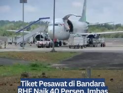 Tiket Pesawat di Bandara RHF Naik 40 Persen, Imbas Avtur Dunia Melonjak