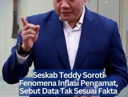 Seskab Teddy Soroti Fenomena Inflasi Pengamat, Sebut Data Tak Sesuai Fakta