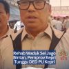 Rehab Waduk Sei Jago Bintan, Pemprov Kepri Tunggu DED PU Kepri