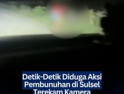 Detik-Detik Diduga Aksi Pembunuhan di Sumsel Terekam Kamera Pengendara