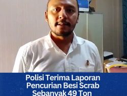 Polisi Terima Laporan Pencurian Besi Scrab Sebanyak 49 Ton dari PT BAI Bintan
