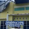 Puting Beliung Terjang Perumahan Gladiola, 11 Rumah Rusak
