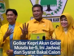 Golkar Kepri Akan Gelar Musda ke-5, Ini Jadwal dan Syarat Bakal Calon Ketua