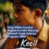 Viral, Video Creator Angkat Kondisi Warung Sekolah Sejak Adanya Program MBG