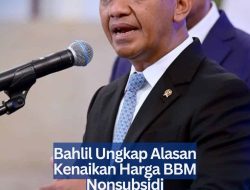 Bahlil Ungkap Alasan Kenaikan Harga BBM Nonsubsidi