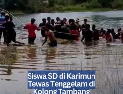 Siswa SD di Karimun Tewas Tenggelam di Kolong Tambang