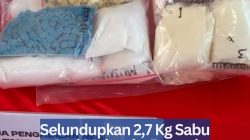 Selundupkan 2,7 Kg Sabu Asal Malaysia, Pasutri Ditangkap di Pelabuhan SBP Tanjungpinang
