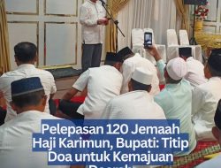 Pelepasan 120 Jemaah Haji Karimun, Bupati: Titip Doa untuk Kemajuan Daerah