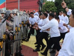Jelang Peringatan Hari Buruh 2026, Polresta Tanjungpinang Gelar Latihan Dalmas dan Pemeriksaan Alutsista