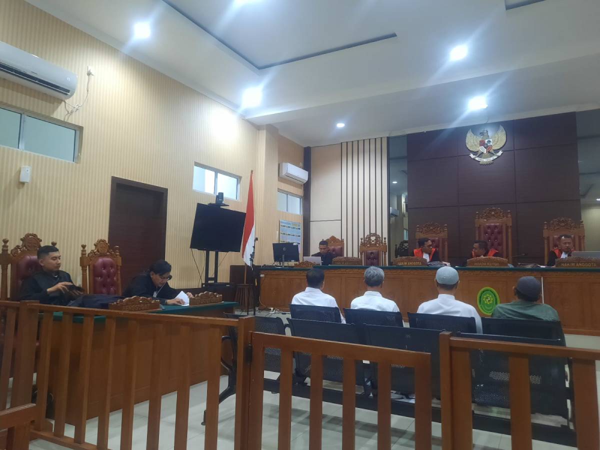 Korupsi Asuransi PT Persero, Empat Mantan Pejabat Persero Batam Disidangkan.