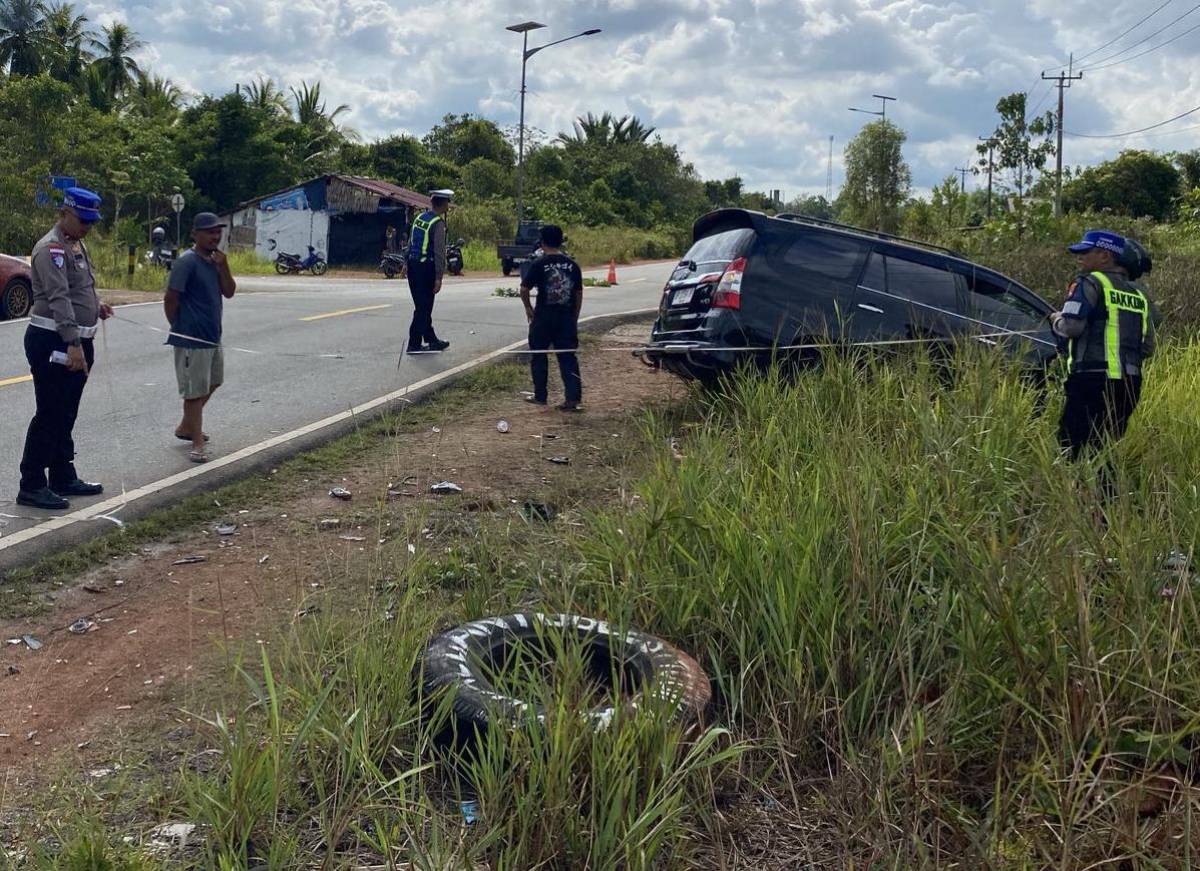 Laka Maut Dilintas Barat Bintan, 1 Pengedara Motor Tewas.