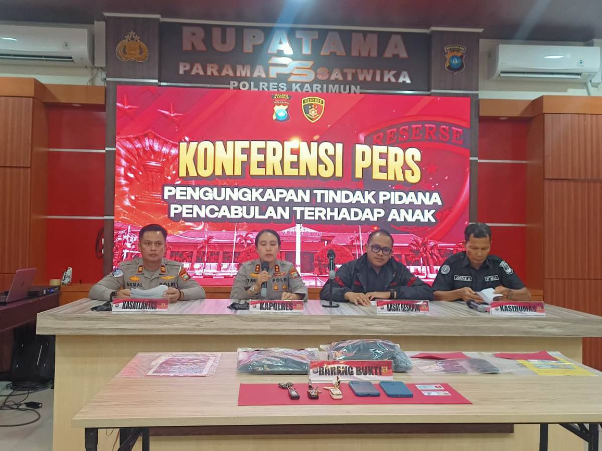 Pelaku Rudapaksa Sesama Jenis di Karimun Terancam 9 Tahun Penjara.